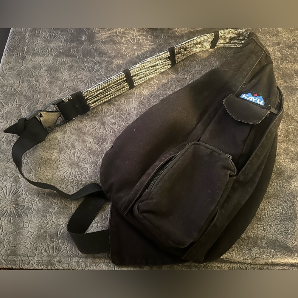 KAVU Black Sling Bag